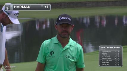 Brian Harman | Round 1 | 9th hole | Shot 3 | 2025 TOUR Championship