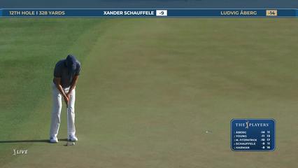 Ludvig Aberg | Round 3 | 12th hole | Shot 4 | 2026 THE PLAYERS