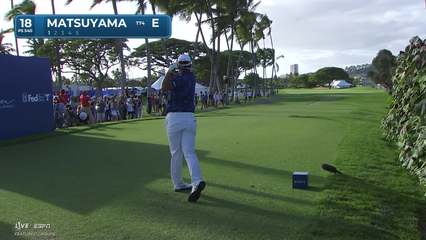 Hideki Matsuyama | Round 1 | 18th hole | Shot 1 | 2026 Sony Open