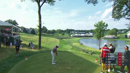 Tommy Fleetwood | Round 3 | 17th hole | Shot 1 | 2025 Travelers