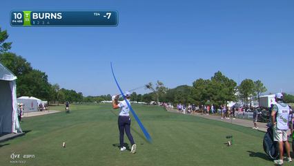 Sam Burns | Round 4 | 10th hole | Shot 1 | 2026 Texas Children's