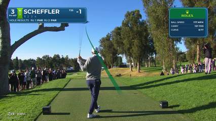 Scottie Scheffler | Round 3 | 3rd hole | Shot 1 | 2026 The Genesis