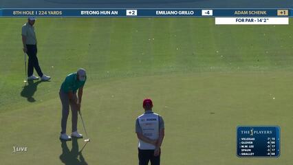 Adam Schenk | Round 1 | 8th hole | Shot 3 | 2025 THE PLAYERS