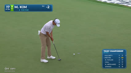 Michael Kim | Round 1 | 17th hole | Shot 3 | 2026 Truist Championship
