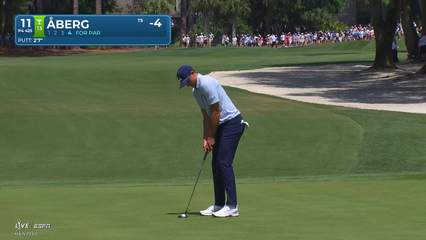 Ludvig Åberg | Round 1 | 11th hole | Shot 4 | 2026 RBC Heritage