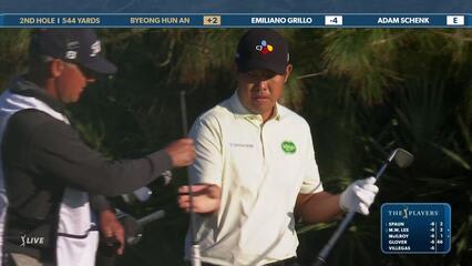 Byeong Hun An | Round 2 | 2nd hole | Shot 4 | 2025 THE PLAYERS