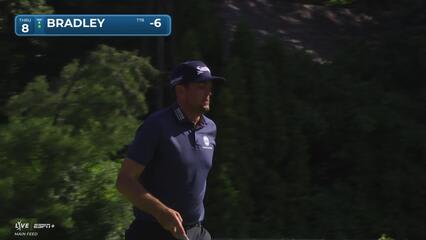 Keegan Bradley | Round 3 | 8th hole | Shot 4 | 2025 Rocket Classic