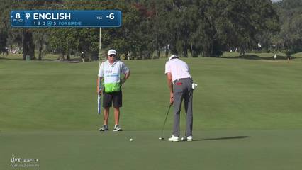 Harris English | Round 2 | 8th hole | Shot 4 | 2025 The RSM Classic
