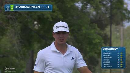 Michael Thorbjornsen | Round 1 | 11th hole | Shot 3 | -1 Houston Open