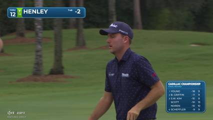 Russell Henley | Round 4 | 12th hole | Shot 5 | 2026 Cadillac