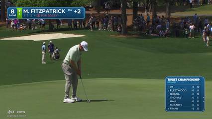 Matt Fitzpatrick | Round 2 | 8th hole | Shot 5 | 2026 Truist Championship