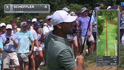 Scottie Scheffler | Round 2 | 4th hole | Shot 1 | 2025 BMW Championship