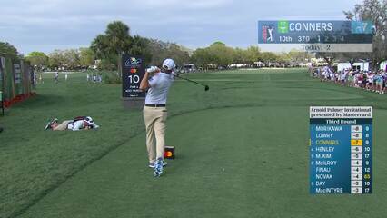 Corey Conners | Round 3 | 10th hole | Shot 1 | 2025 Arnold Palmer Invitational