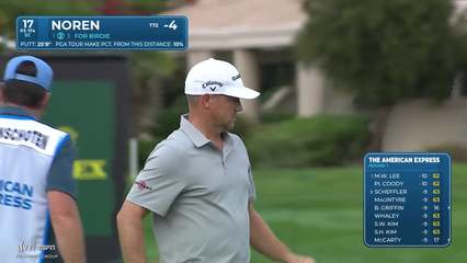 Alex Noren | Round 1 | 17th hole | Shot 3 | 2026 The American Express