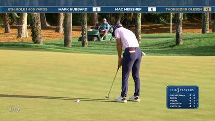 Thorbjørn Olesen | Round 1 | 6th hole | Shot 5 | 2026 THE PLAYERS
