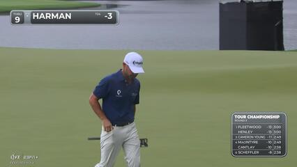Brian Harman | Round 3 | 9th hole | Shot 3 | 2025 TOUR Championship