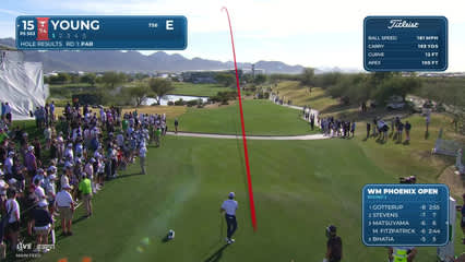 Cameron Young | Round 2 | 15th hole | Shot 1 | 2026 WM Phoenix Open