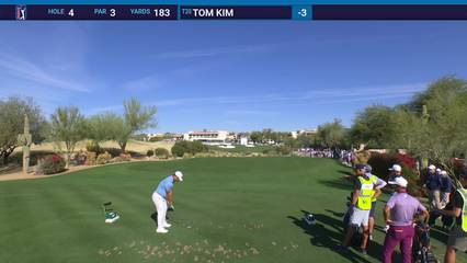 Tom Kim | Round 2 | 4th hole | Shot 1 | 2026 WM Phoenix Open