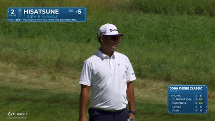 Ryo Hisatsune | Round 2 | 2nd hole | Shot 4 | 2025 John Deere