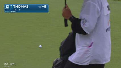 Justin Thomas | Round 2 | 13th hole | Shot 3 | 2025 the Memorial