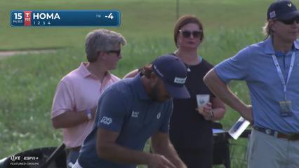 Max Homa | Round 1 | 15th hole | Shot 3 | 2025 Sanderson Farms