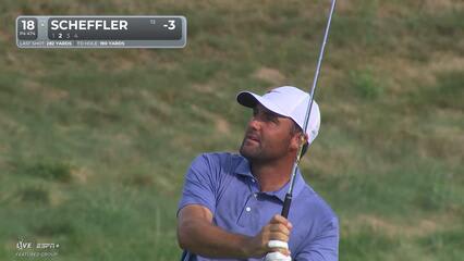 Scottie Scheffler | Round 1 | 18th hole | Shot 2 | 2025 BMW Championship