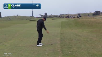 Wyndham Clark | Round 3 | 2nd hole | Shot 2 | 2026 Genesis Scottish Open
