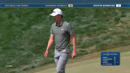 Maverick McNealy | Round 4 | 5th hole | Shot 4 | 2026 THE PLAYERS