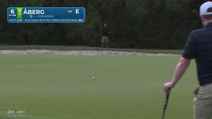 Ludvig Åberg | Round 1 | 6th hole | Shot 3 | 2026 Valero