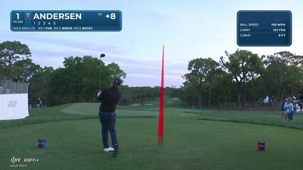Mason Andersen | Round 4 | 1st hole | Shot 1 | 2025 Valspar