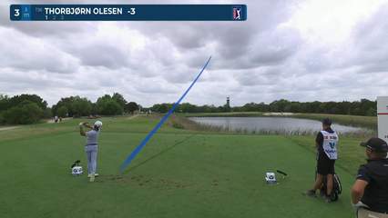 Thorbjørn Olesen | Round 2 | 3rd hole | Shot 1 | 2026 Valero