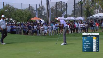 Stewart Cink | Round 3 | 9th hole | Shot 3 | 2026 Hoag Classic
