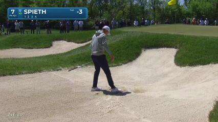 Jordan Spieth | Round 3 | 7th hole | Shot 3 | 2025 Truist Championship