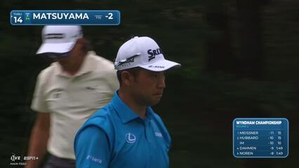 Hideki Matsuyama | Round 2 | 5th hole | Shot 4 | 2025 Wyndham