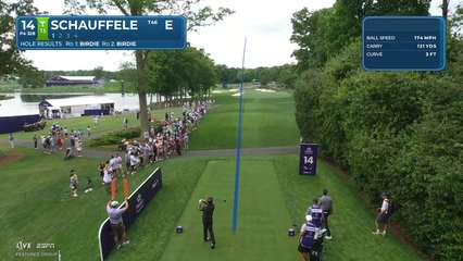 Xander Schauffele | Round 3 | 14th hole | Shot 1 | 2026 Truist Championship
