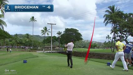 Jacob Bridgeman | Round 4 | 2nd hole | Shot 1 | 2026 Sony Open