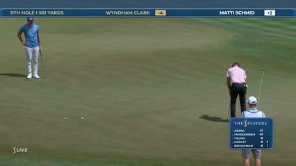 Wyndham Clark | Round 4 | 11th hole | Shot 6 | 2026 THE PLAYERS