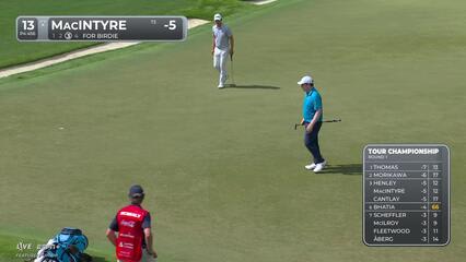 Robert MacIntyre | Round 1 | 13th hole | Shot 3 | 2025 TOUR Championship