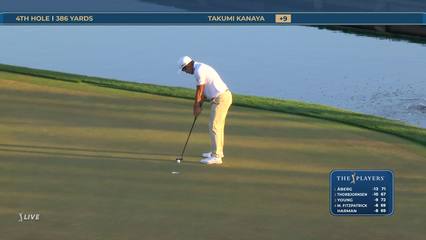 Takumi Kanaya | Round 4 | 4th hole | Shot 5 | 2026 THE PLAYERS