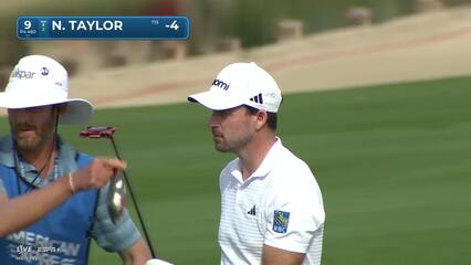 Nick Taylor | Round 1 | 9th hole | Shot 2 | 2025 The American Express