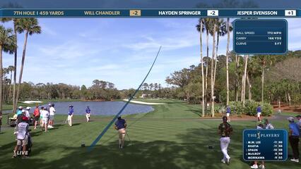 Will Chandler | Round 2 | 7th hole | Shot 1 | 2025 THE PLAYERS