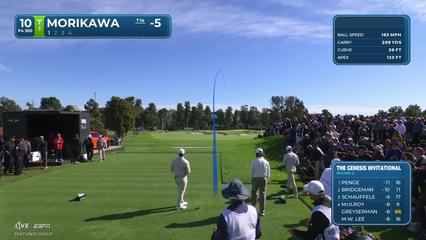 Collin Morikawa | Round 2 | 10th hole | Shot 1 | 2026 The Genesis