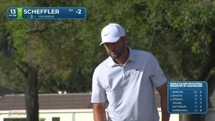 Scottie Scheffler | Round 3 | 13th hole | Shot 3 | 2026 Arnold Palmer