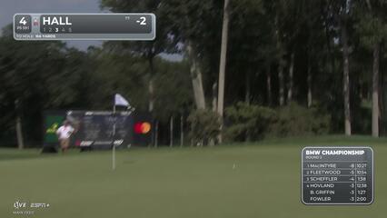 Harry Hall | Round 2 | 4th hole | Shot 3 | 2025 BMW Championship