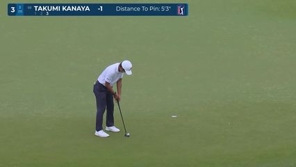 Takumi Kanaya | Round 3 | 3rd hole | Shot 3 | 2026 Valero