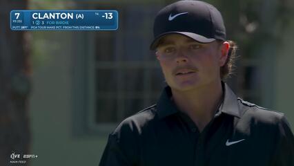 Luke Clanton | Round 4 | 7th hole | Shot 3 | 2025 Cognizant Classic