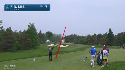 Richard T. Lee | Round 2 | 4th hole | Shot 1 | 2025 RBC Canadian