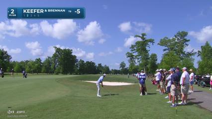 Johnny Keefer | Round 1 | 2nd hole | Shot 2 | 2026 Zurich Classic