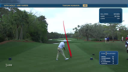 Takumi Kanaya | Round 4 | 14th hole | Shot 1 | 2026 THE PLAYERS