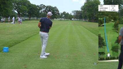 Matti Schmid | Round 3 | 5th hole | Shot 1 | 2025 Charles Schwab